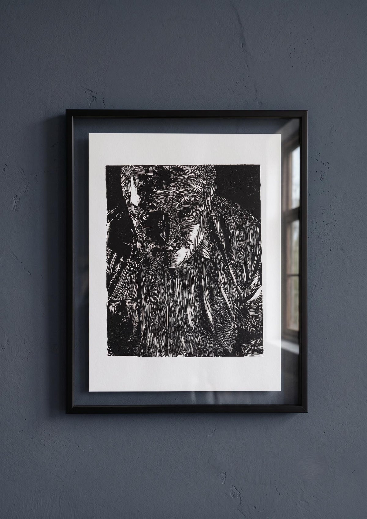 Obscure | Hand-Carved linocut print
