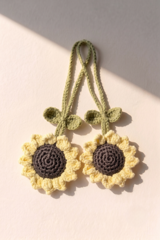 Sunny Sunflower Keychain