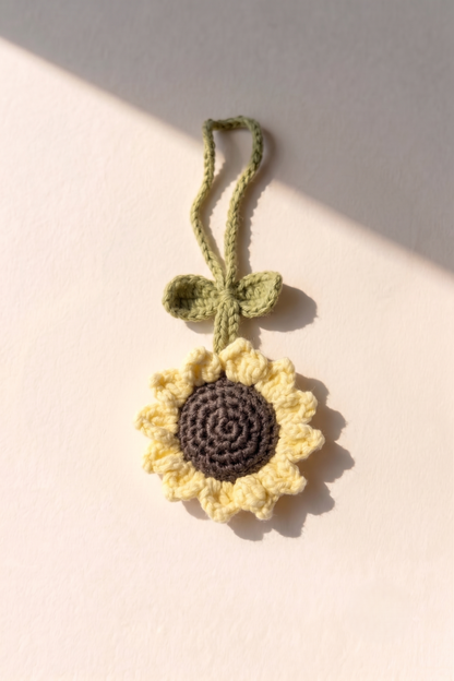 Sunny Sunflower Keychain