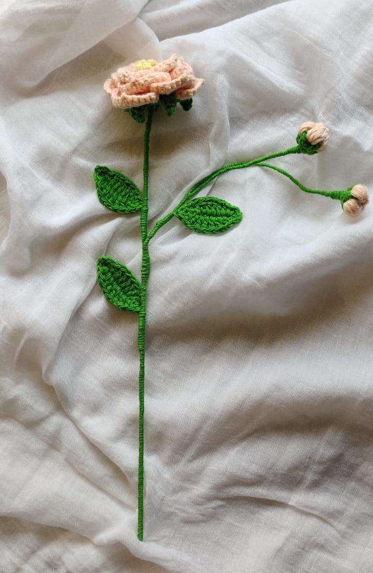 Camalia Rose bud Branch Stem